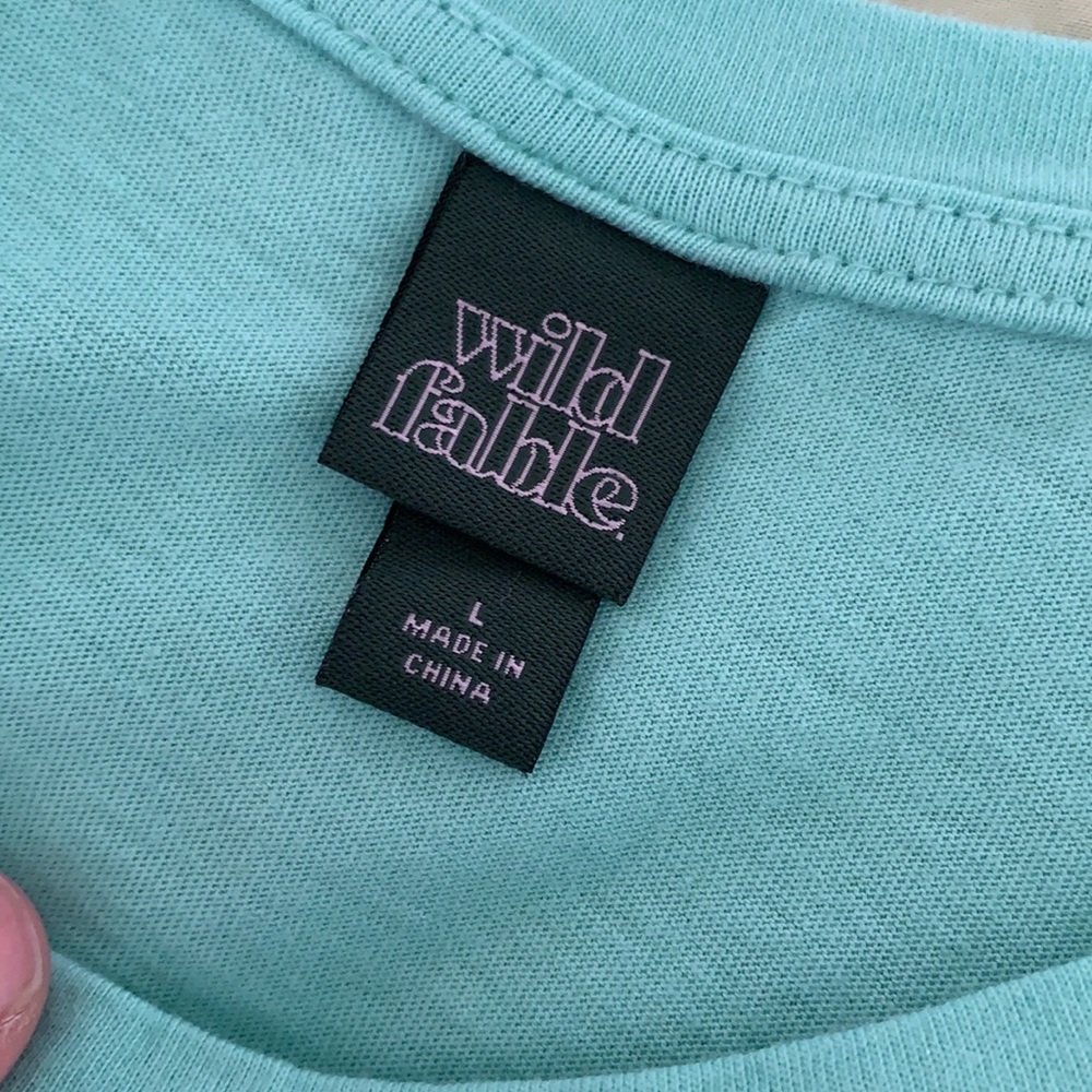 Mint Bottom Ruffled Crop Tank - Picture 9 of 9